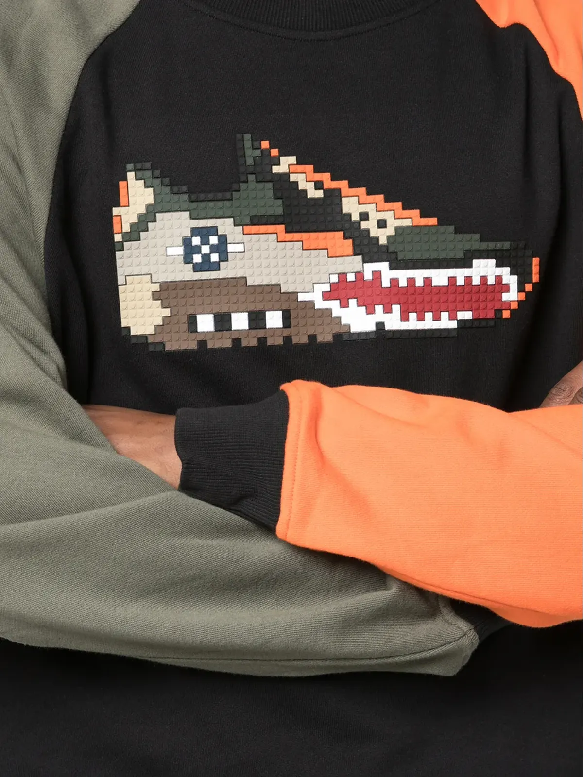 Mostly Heard Rarely Seen 8-Bit ファルコン・トリカラー スウェットシャツ - 画像5