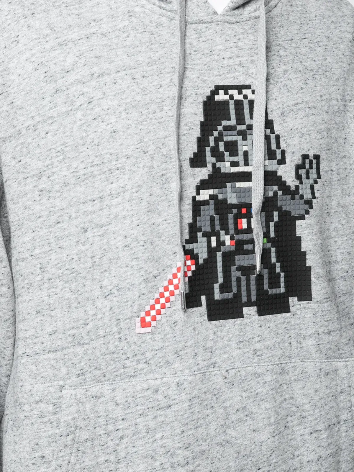 Mostly Heard Rarely Seen 8-Bit Invader ジャージー フーディ - Grey - 画像5