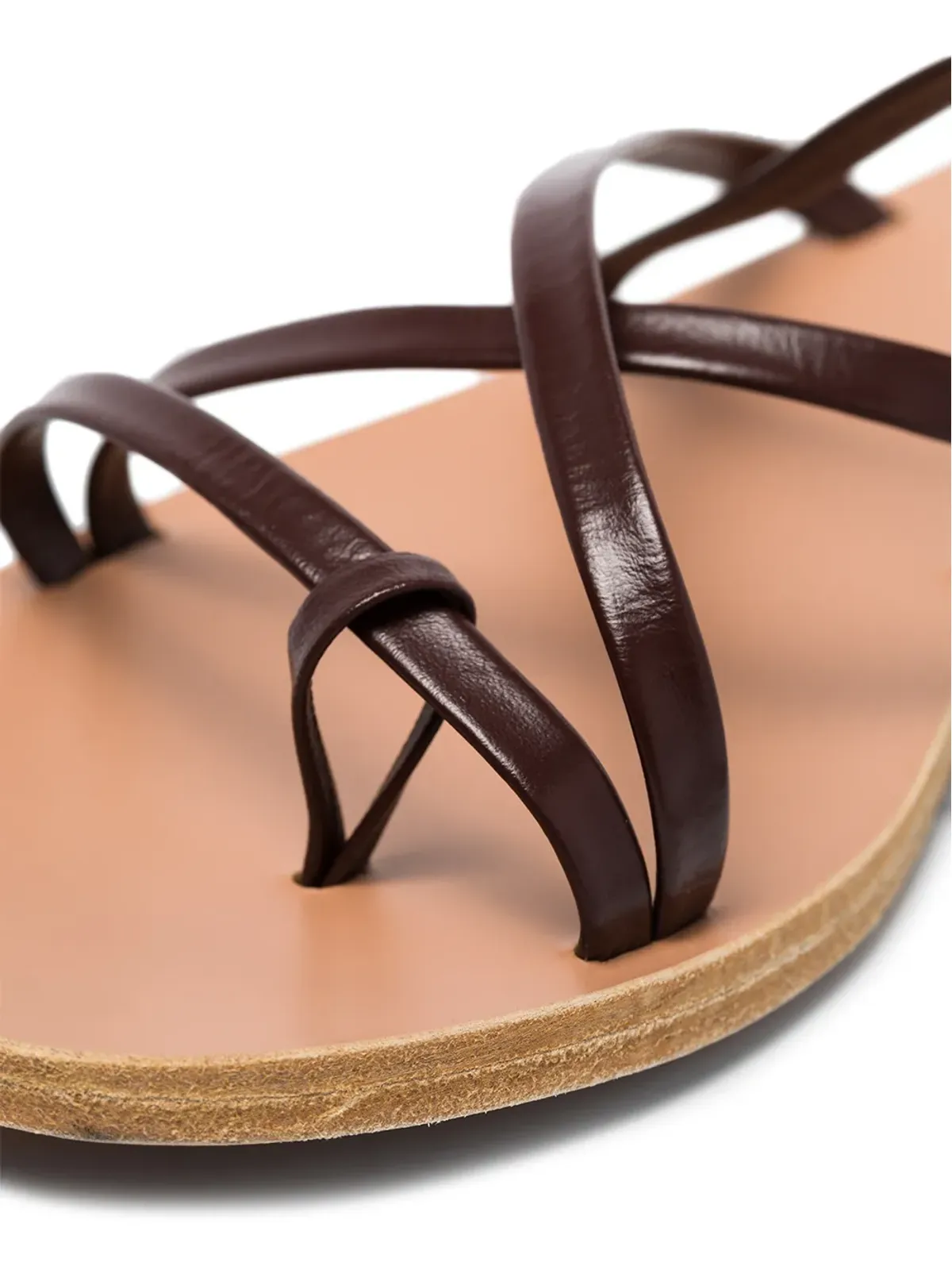Ancient Greek Sandals Morfi レザーサンダル - ブラウン - 画像4