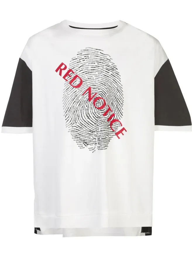 Mostly Heard Rarely Seen Mostly Heard Rarely Seen 半袖 Tシャツ Red Notice プリント - ホワイトの商品画像