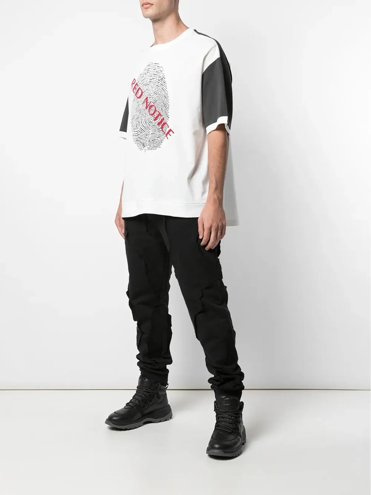 Mostly Heard Rarely Seen 半袖 Tシャツ Red Notice プリント - ホワイト - 画像3