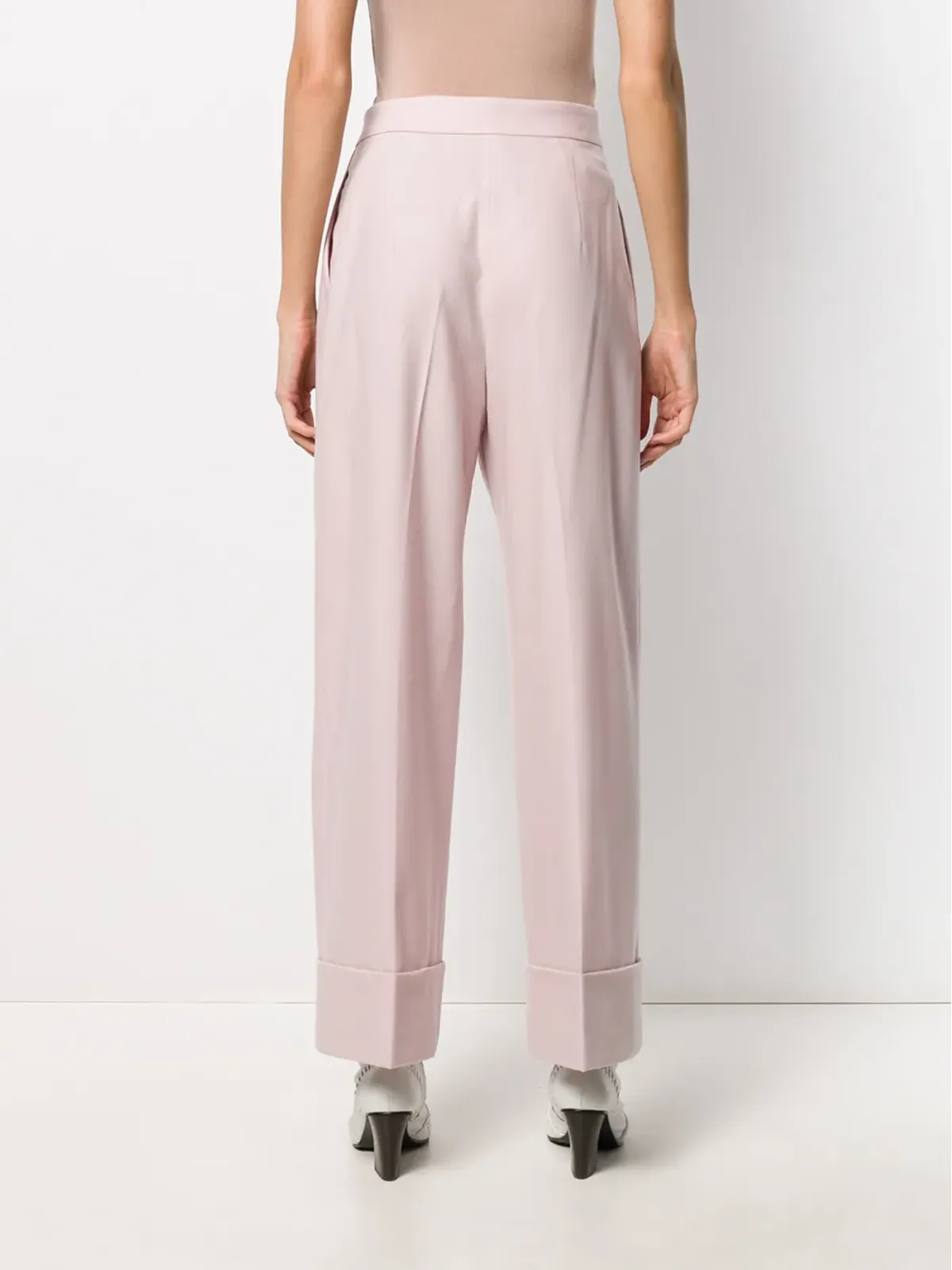 Alberta Ferretti ハイウエスト パラッゾパンツ - 画像4