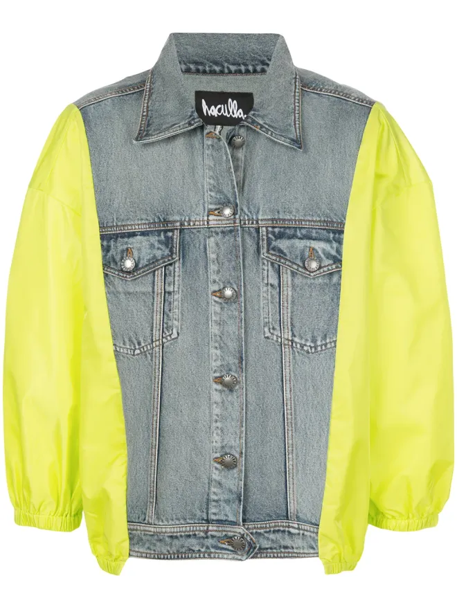 Haculla Haculla ハイブリッドデニムコントラストジャケットの商品画像