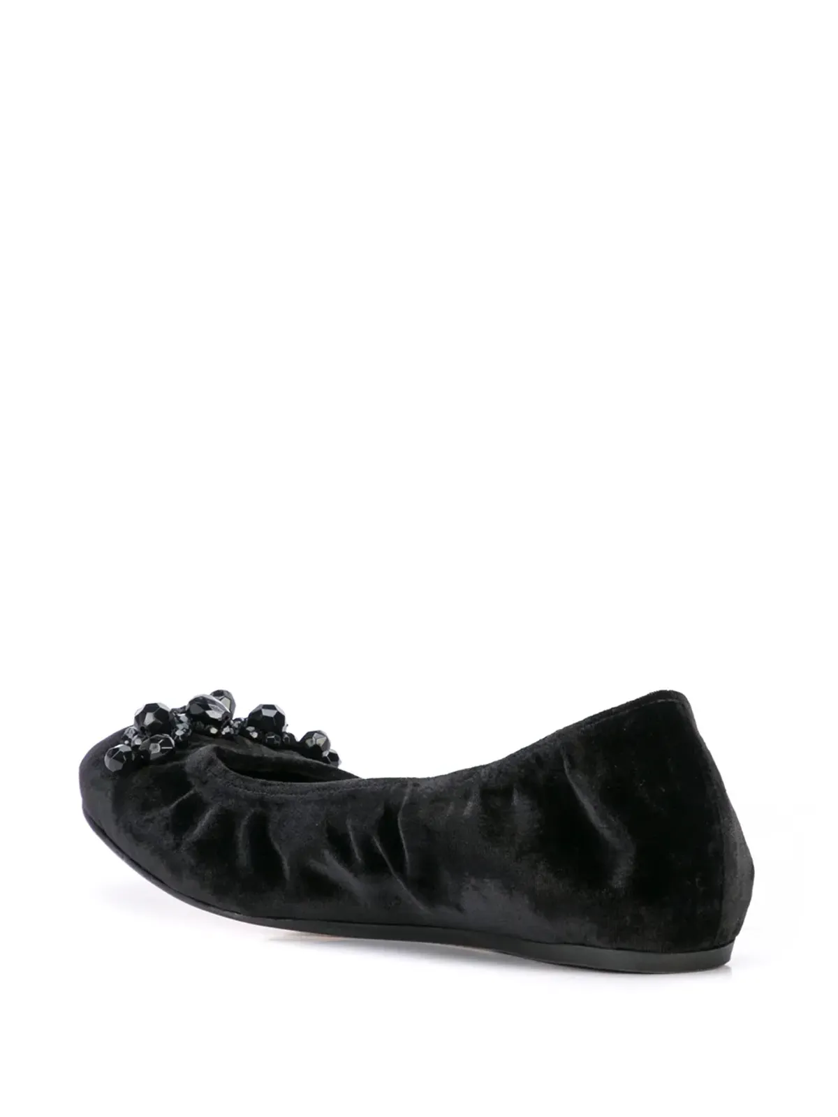 Simone Rocha ビジュー付きバレエシューズ - 画像3
