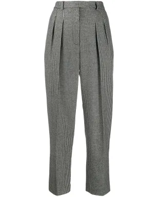A.P.C. Cheryl houndstooth-print trousers - Black - サムネイル1