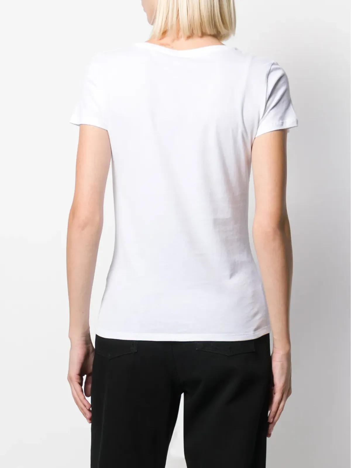 Majestic Filatures ラウンドネック・スリムフィットTシャツ - 画像4