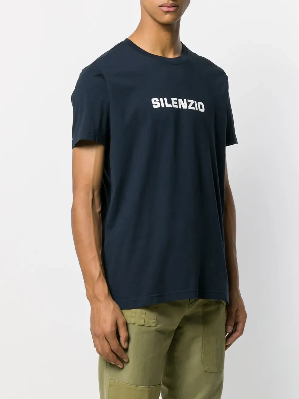 ASPESI Silenzioプリント リラックスフィット Tシャツ - 画像3