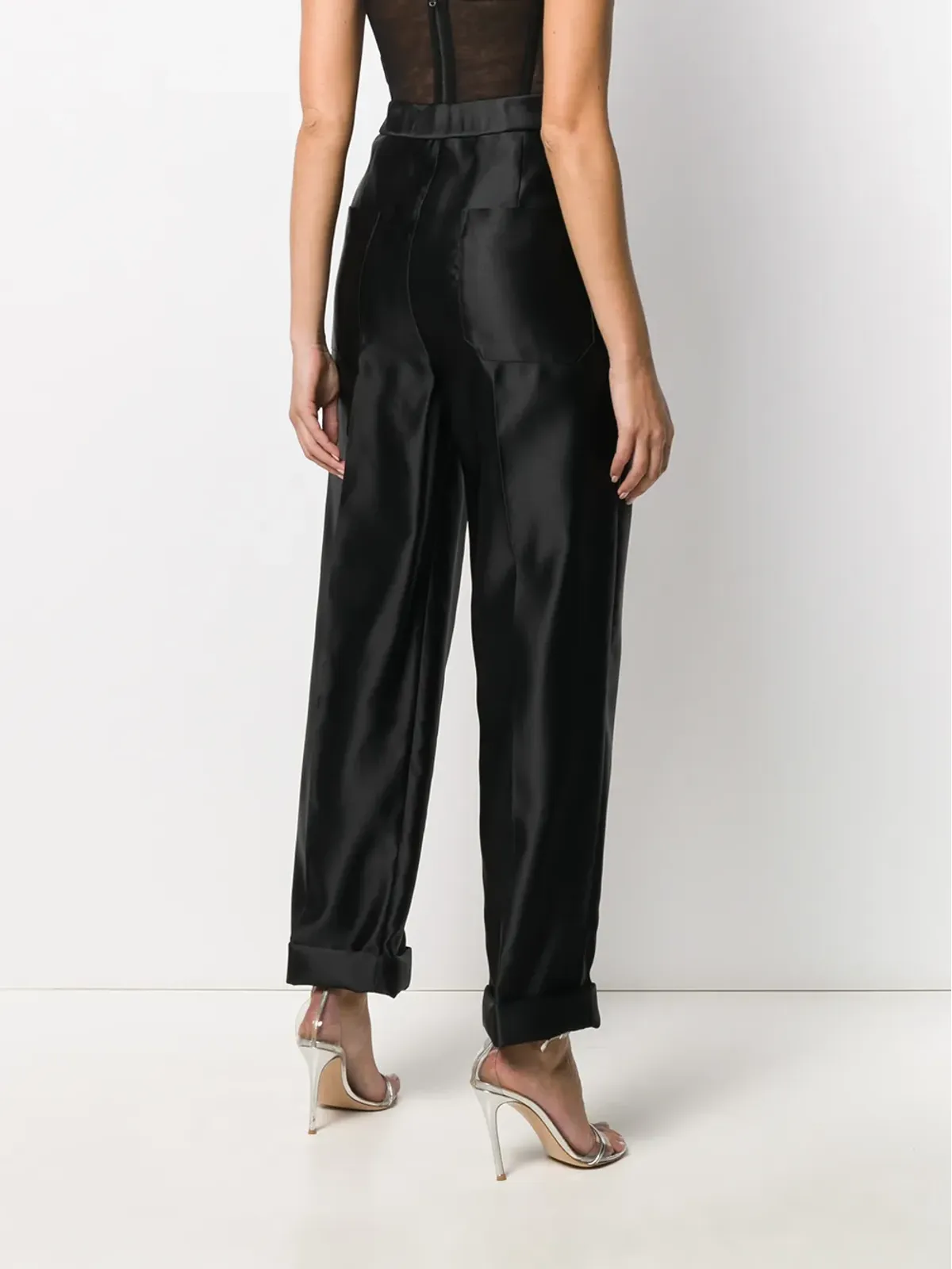 TOM FORD 高腰シルクパンツ - 画像4