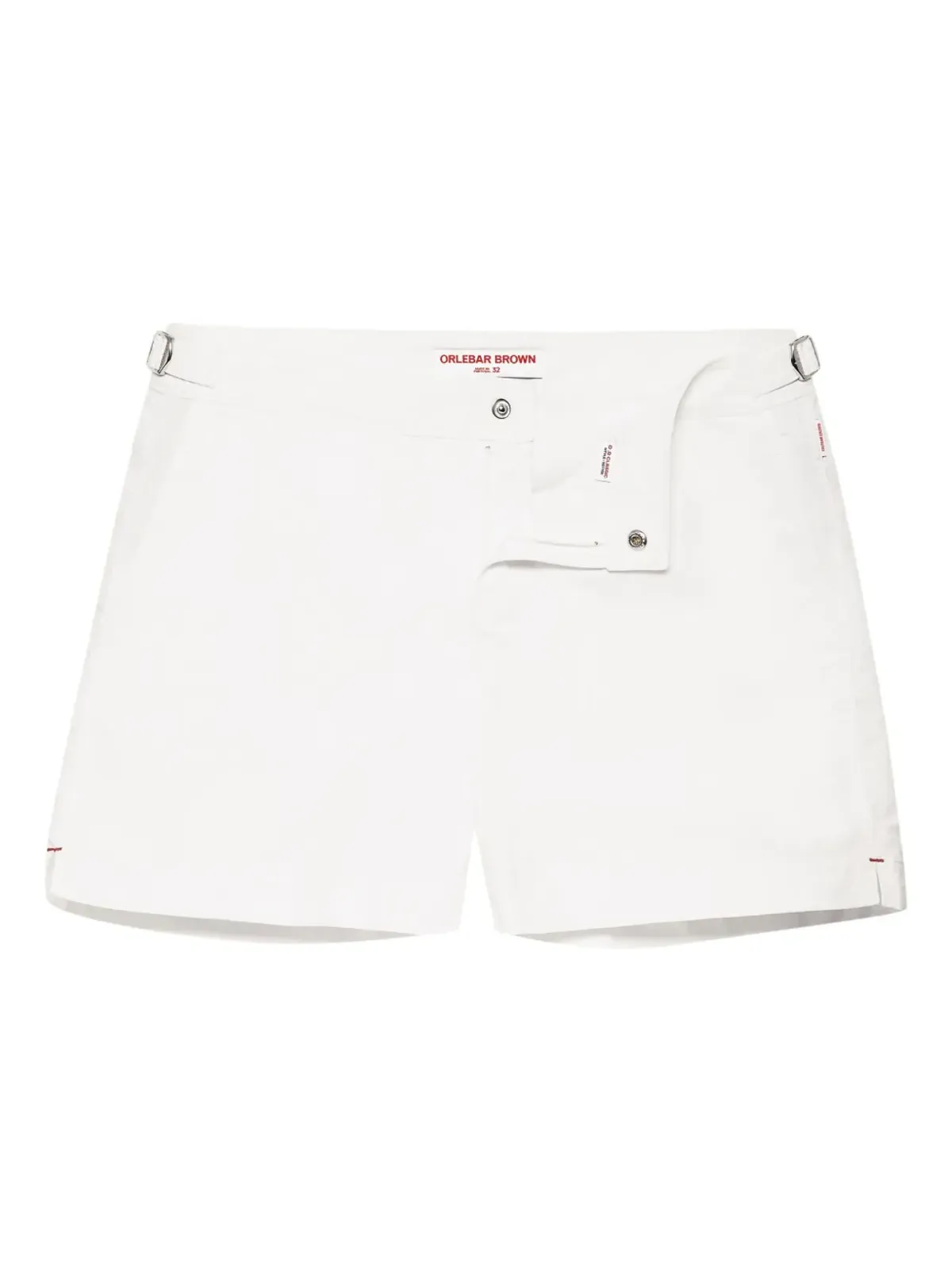 Orlebar Brown セッターサイドストラップ・スイムショーツ - White - 画像1