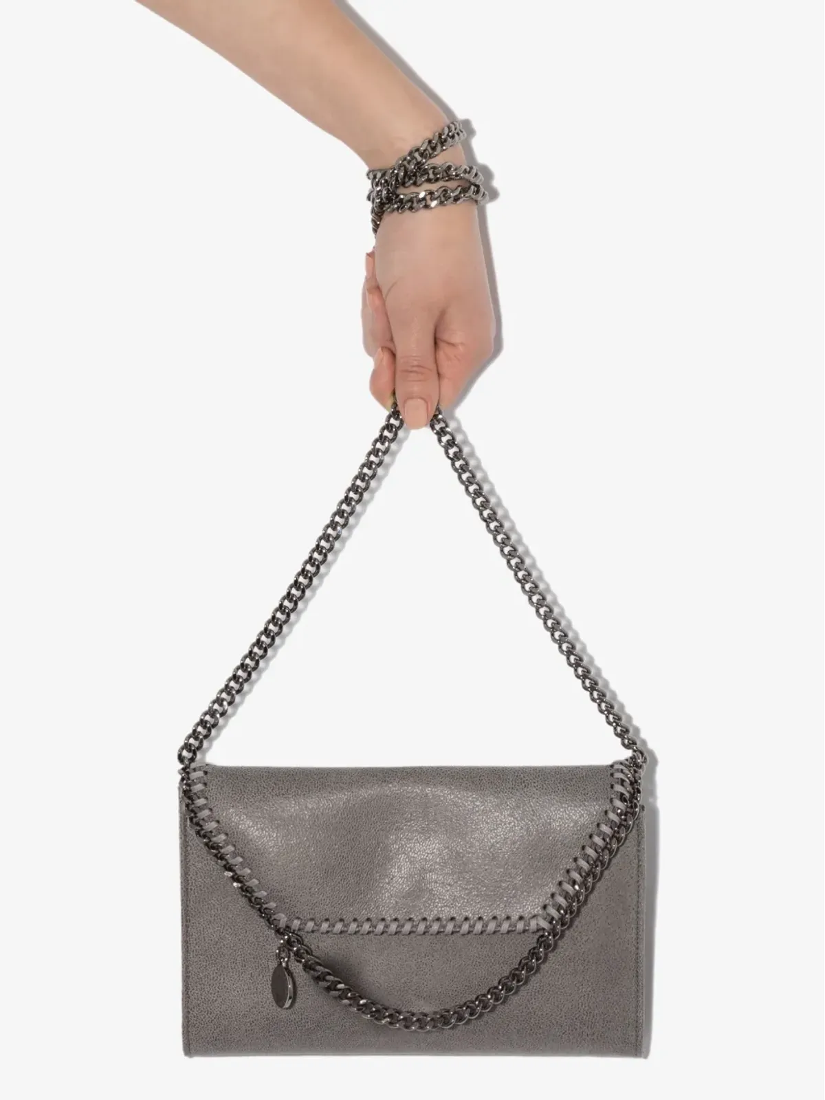 Stella McCartney Falabella チェーン・トリム ショルダーバッグ - グレー - 画像3