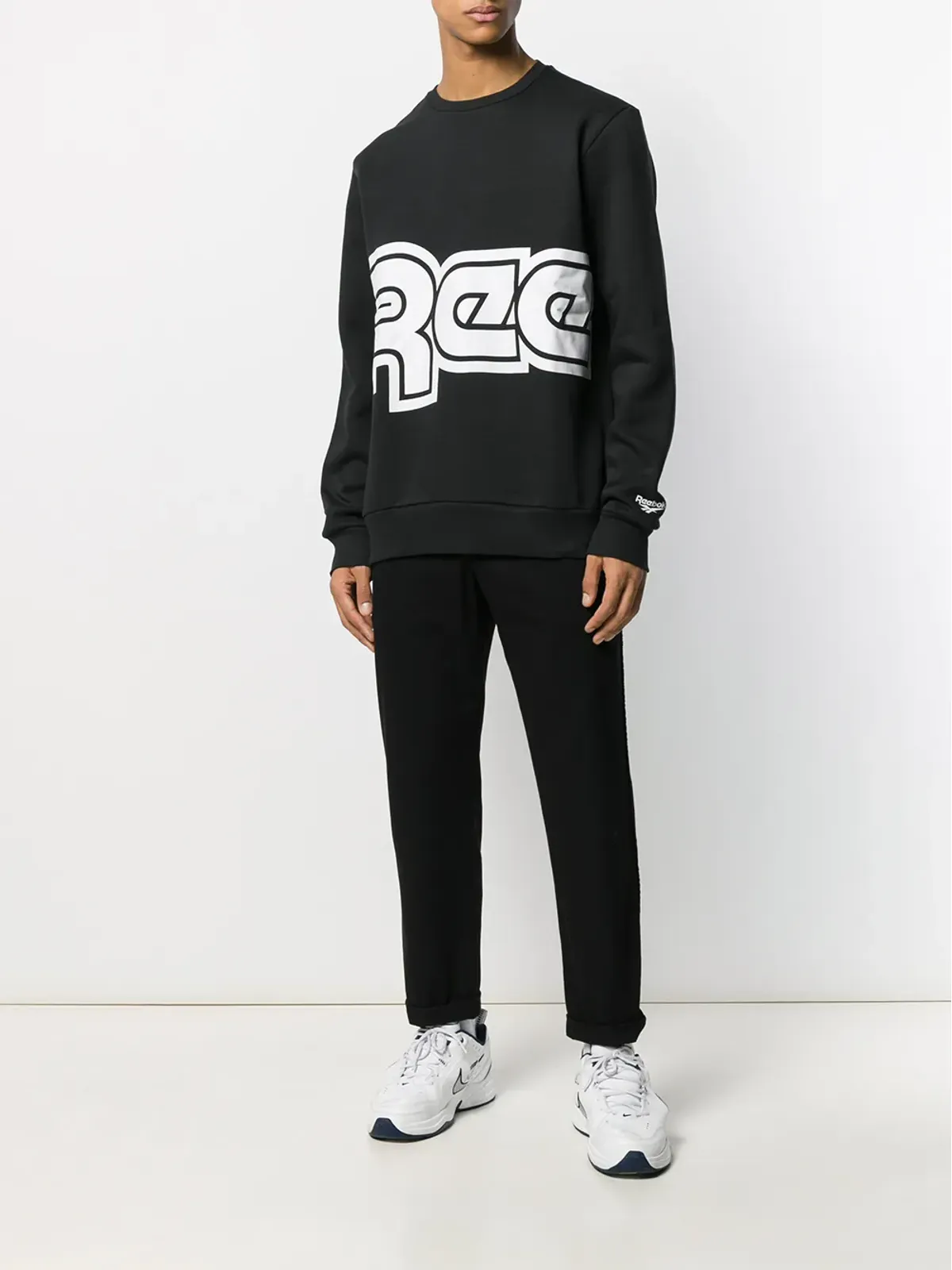 Reebok レトロロゴプリント スウェットシャツ - 画像2