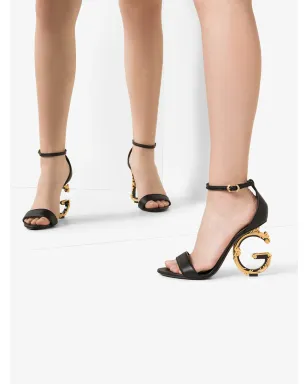 Dolce & Gabbana Keira バロック DG レザーサンダル - サムネイル3