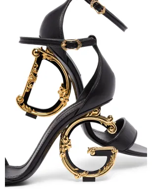 Dolce & Gabbana Keira バロック DG レザーサンダル - サムネイル4