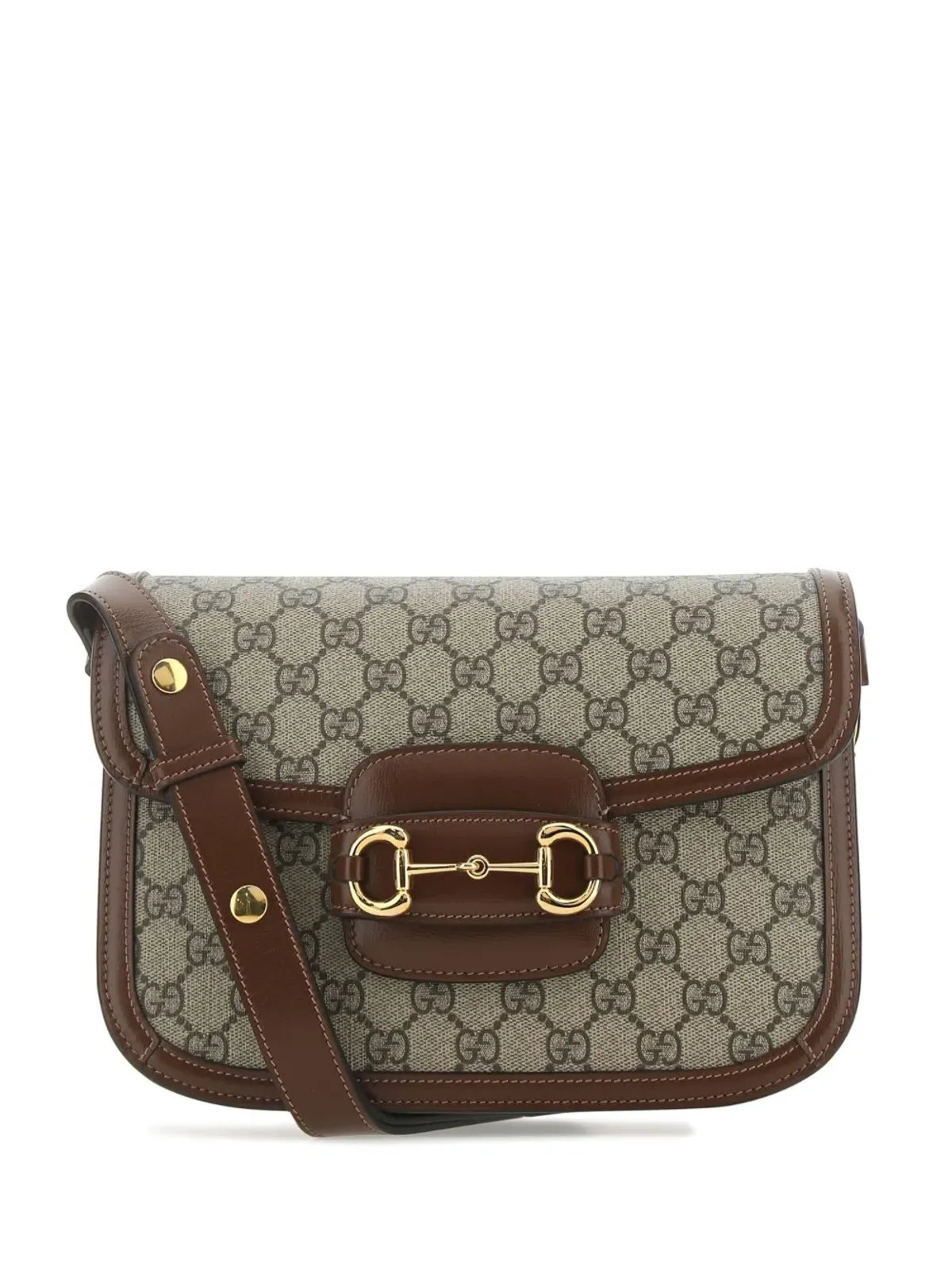 Gucci 1955 Horsebit ショルダーバッグ - ブラウン - 画像1