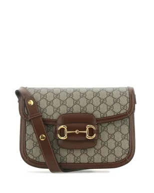 Gucci 1955 Horsebit ショルダーバッグ - ブラウン - サムネイル1