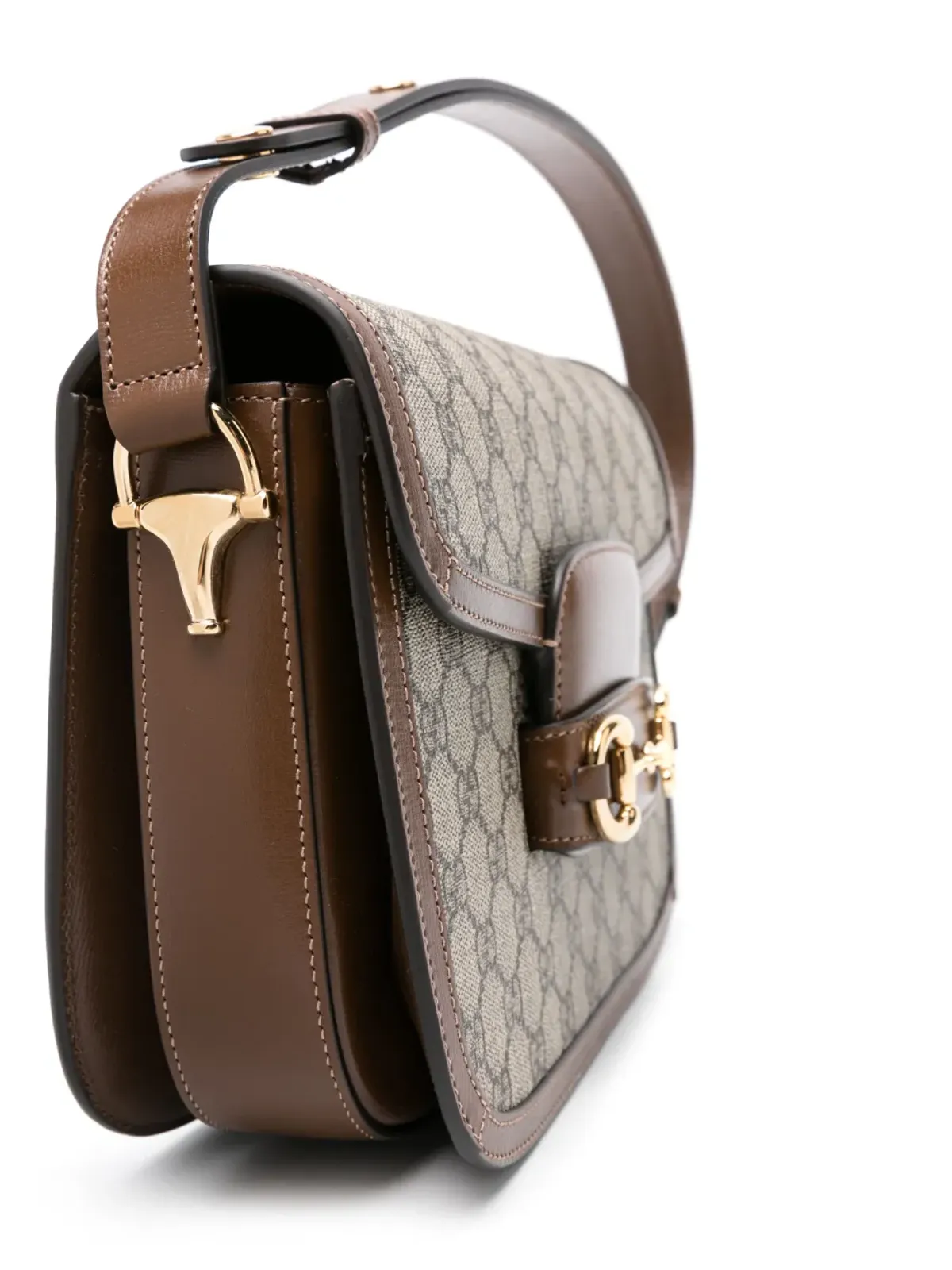 Gucci 1955 Horsebit ショルダーバッグ - ブラウン - 画像4