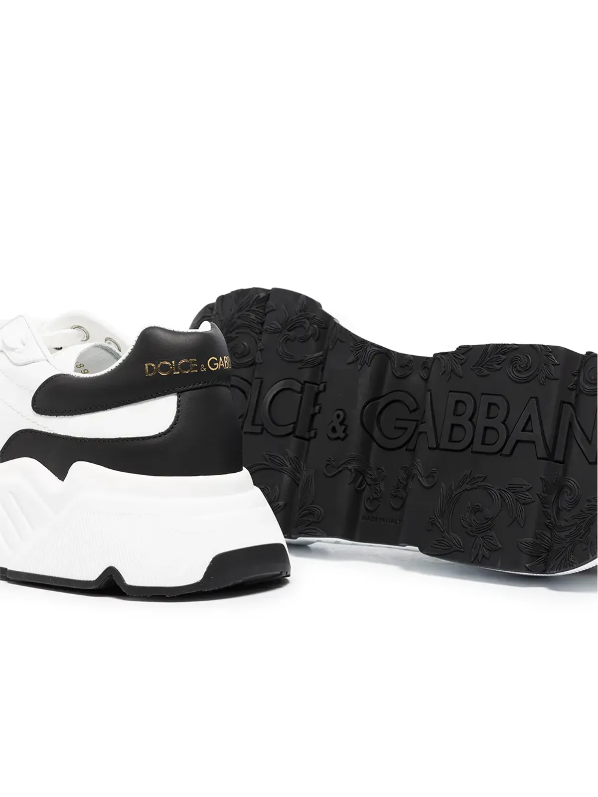 Dolce & Gabbana Daymaster レザー スニーカー ホワイト - 画像2