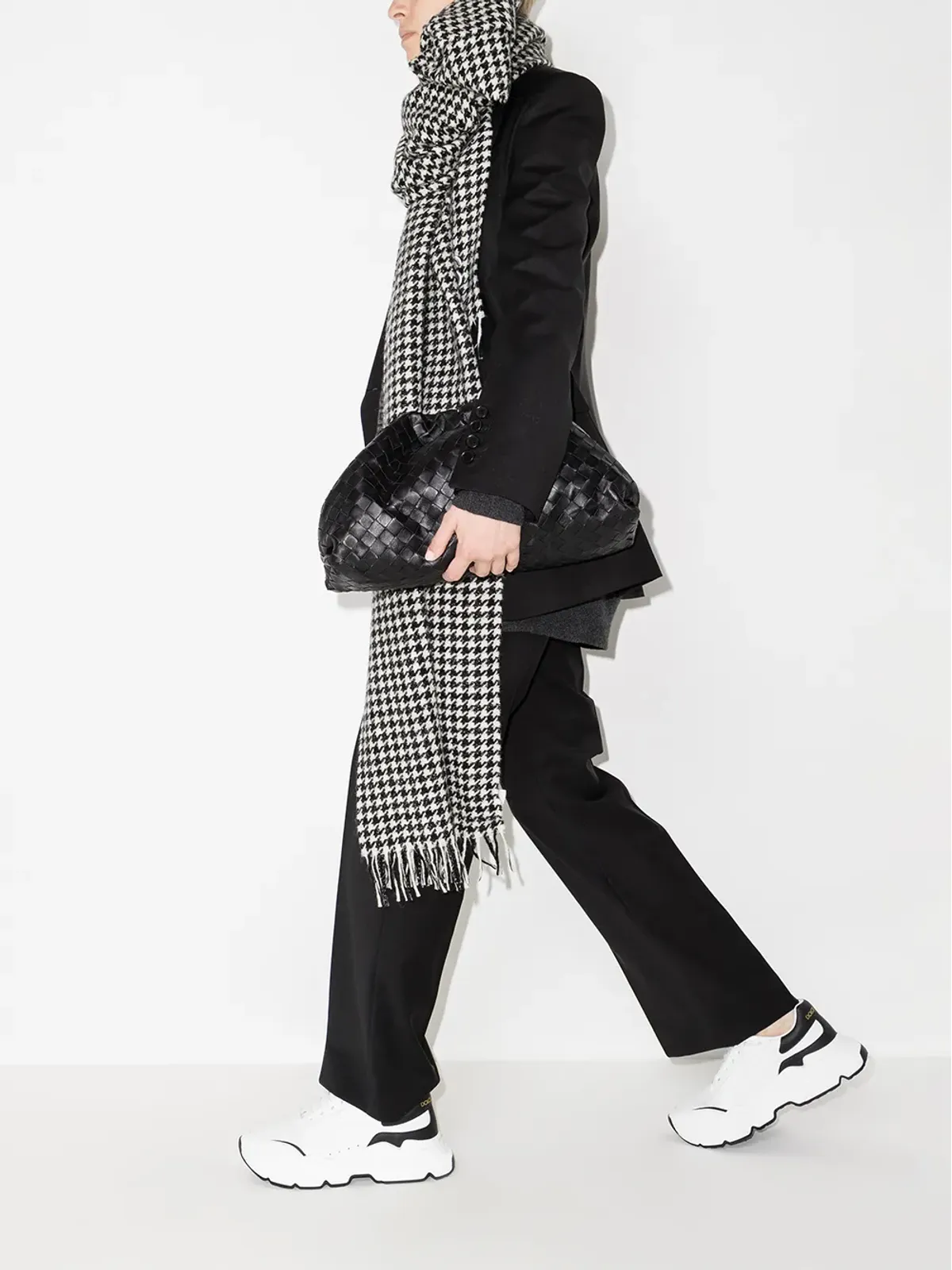 Dolce & Gabbana Daymaster レザー スニーカー ホワイト - 画像3