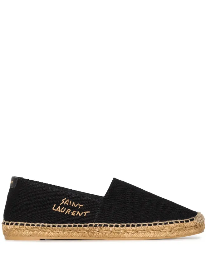 Saint Laurent Saint Laurent ロゴ刺繍エスパドリーユの商品画像