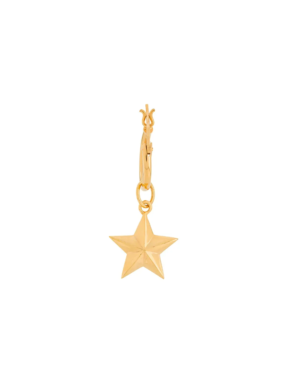 True Rocks 星形フープピアス - 画像1