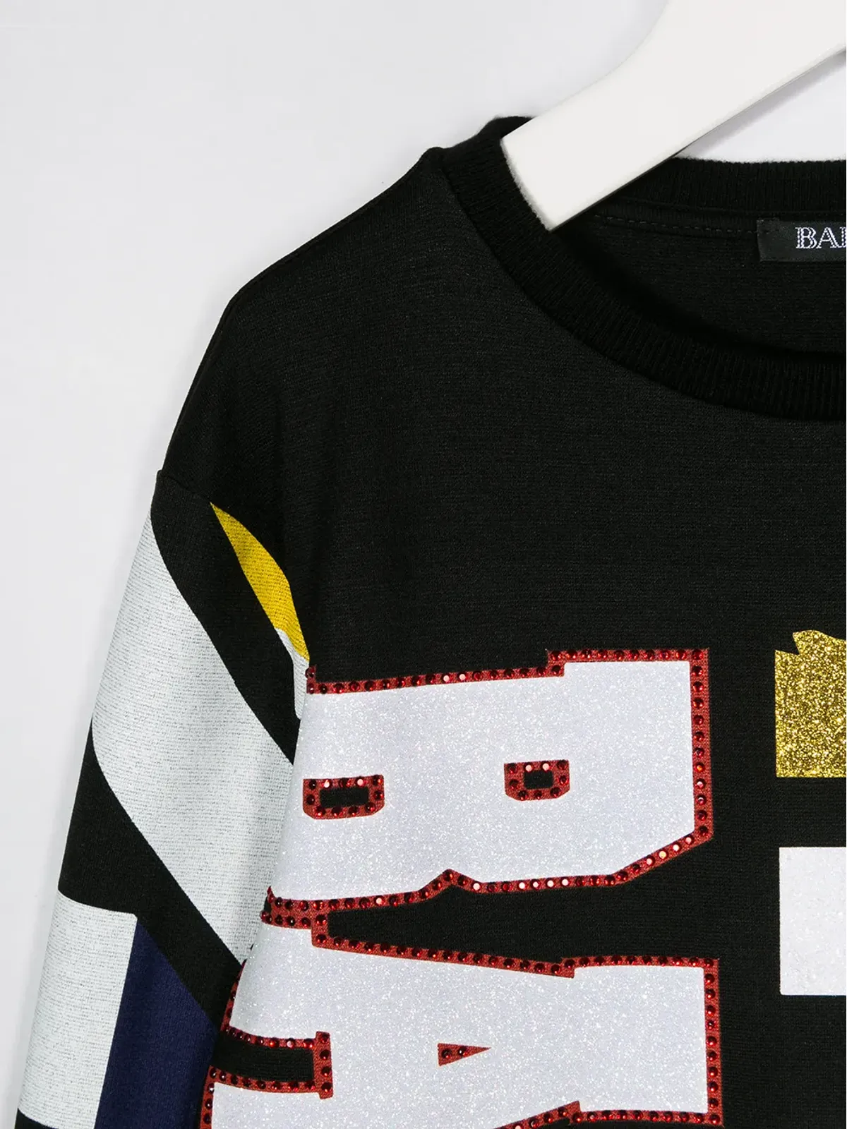 Balmain Kids グラフィックプリントシャツ - ブラック - 画像3