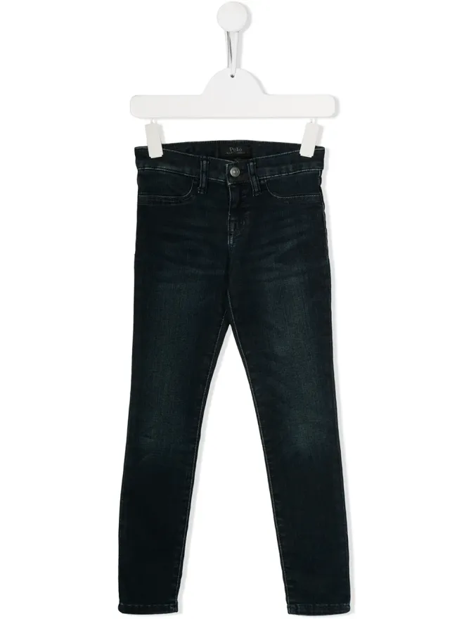 POLO RALPH LAUREN KIDS POLO RALPH LAUREN KIDS Aubrie ローライズストレートジーンズの商品画像