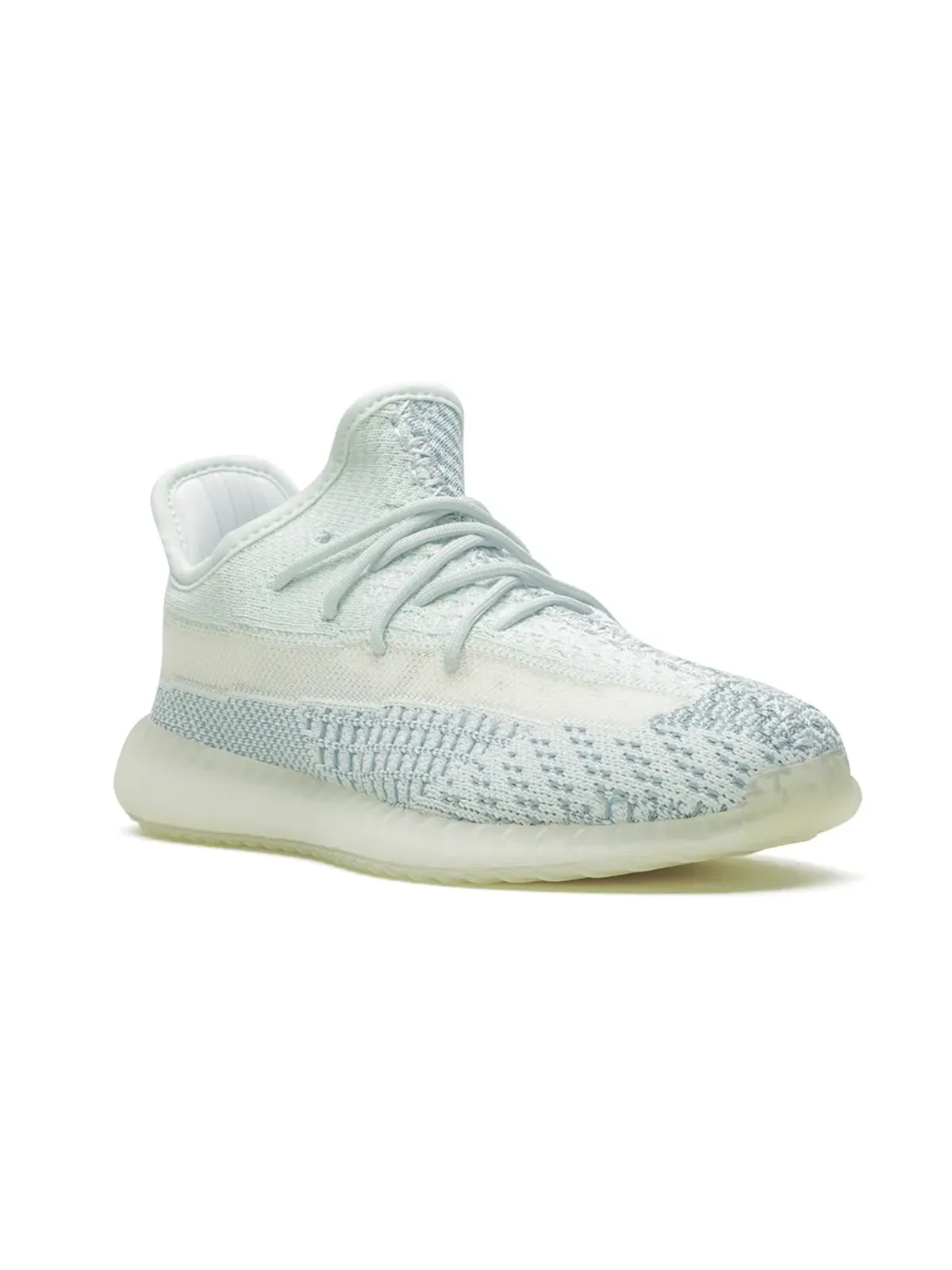 Adidas Yeezy Kids Boost 350 V2 クラウドホワイト スニーカー - 画像1