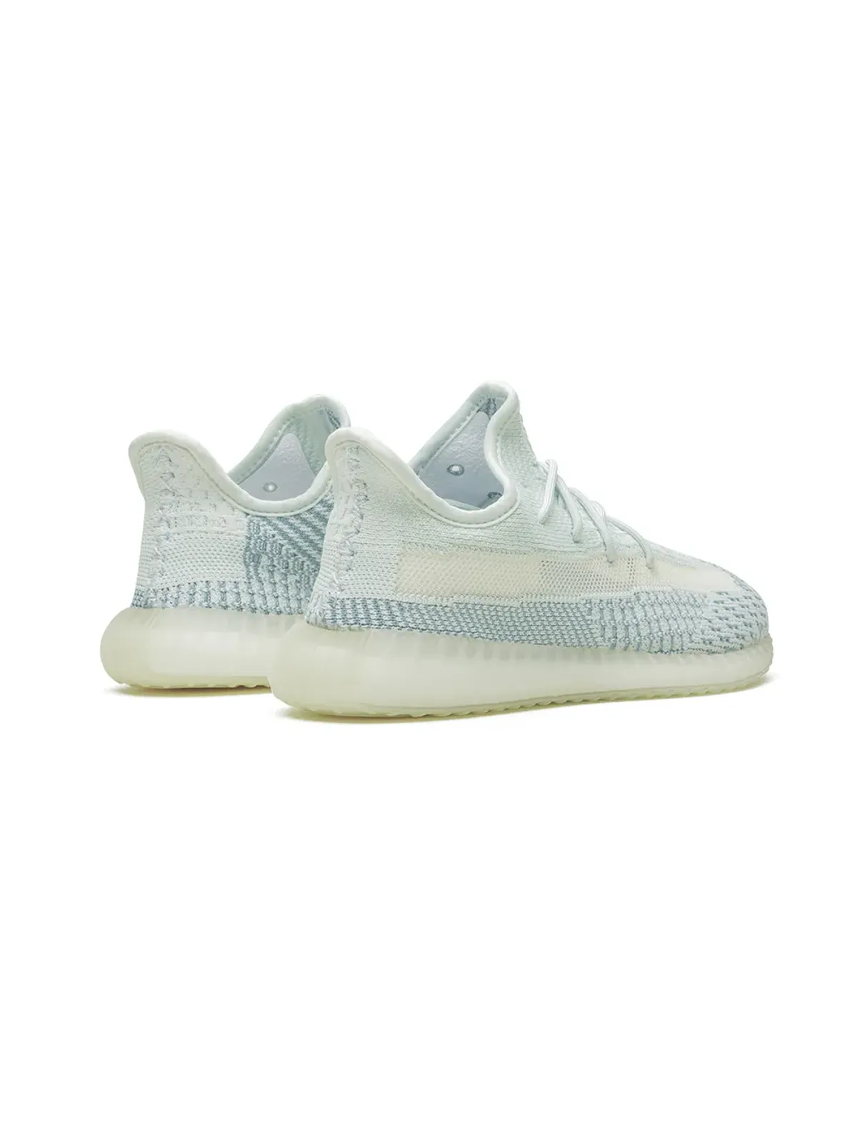 Adidas Yeezy Kids Boost 350 V2 クラウドホワイト スニーカー - 画像3