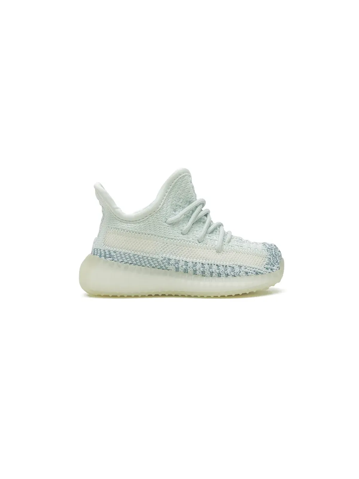 Adidas Yeezy Kids イージー ブースト 350 V2 クラウドホワイト スニーカー - 画像2