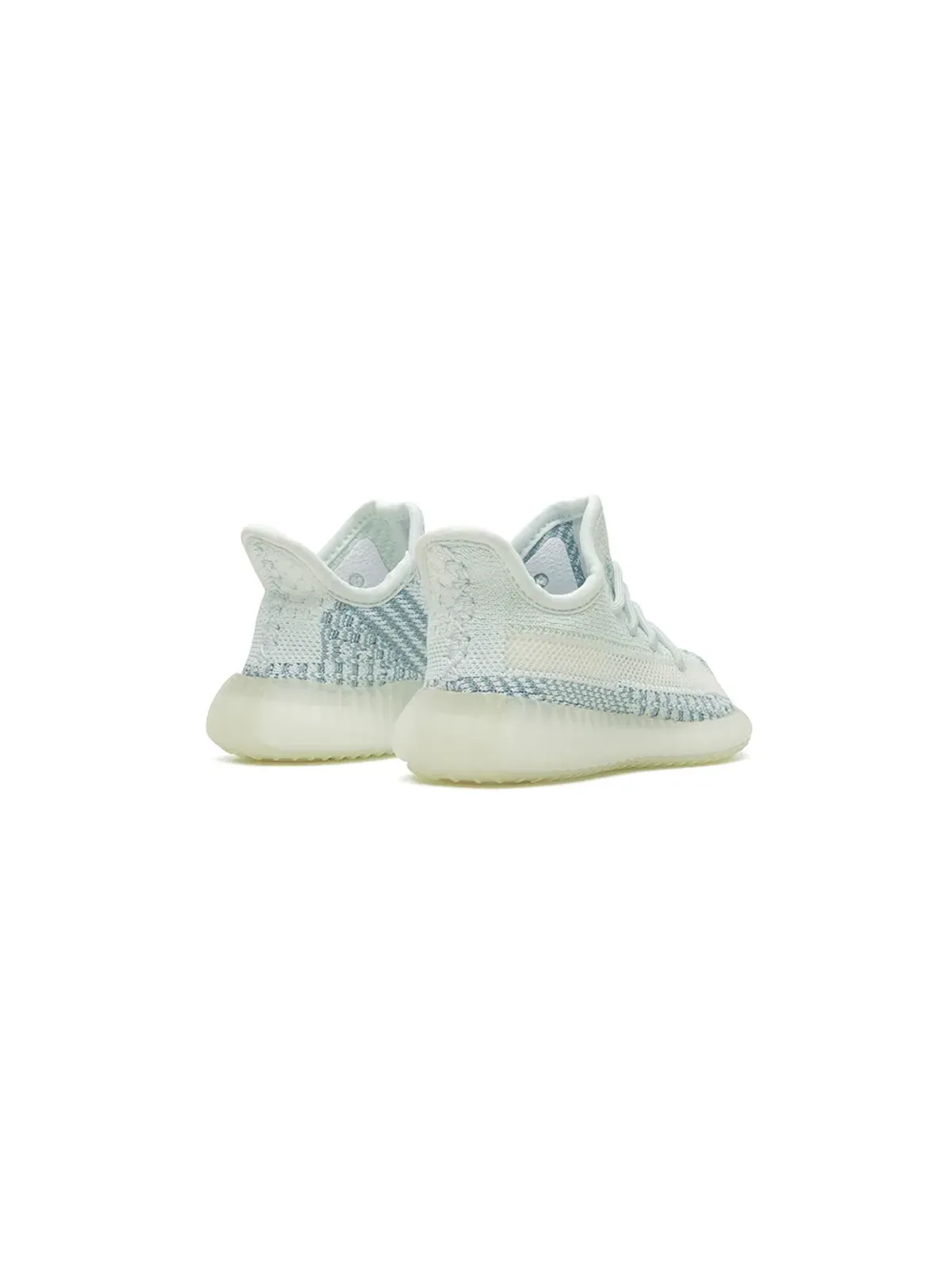Adidas Yeezy Kids イージー ブースト 350 V2 クラウドホワイト スニーカー - 画像3