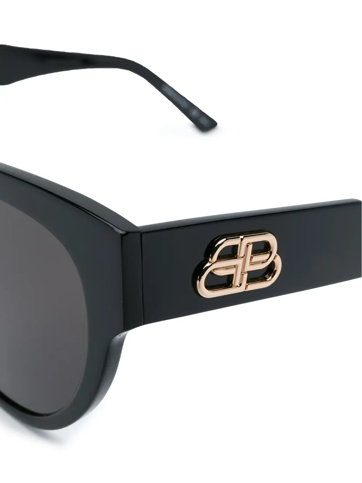 Balenciaga Eyewear フラット バタフライ サングラス - ブラック - 画像3
