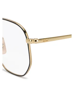 Ray-Ban ツートーン六角形フレーム眼鏡 - サムネイル3