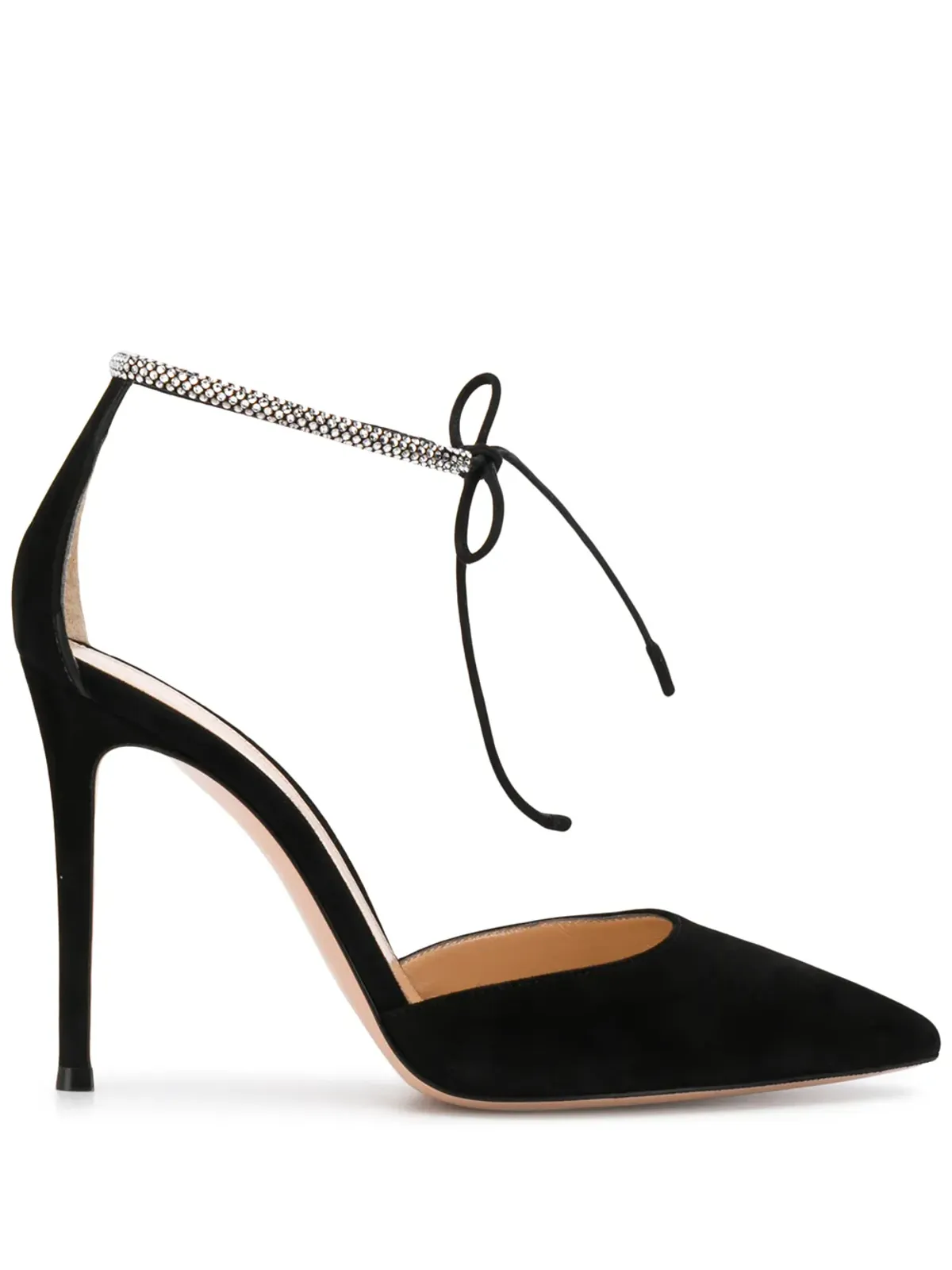 Gianvito Rossi モンテカルロ ドルセイ 105mm スエードパンプス - ブラック - 画像1