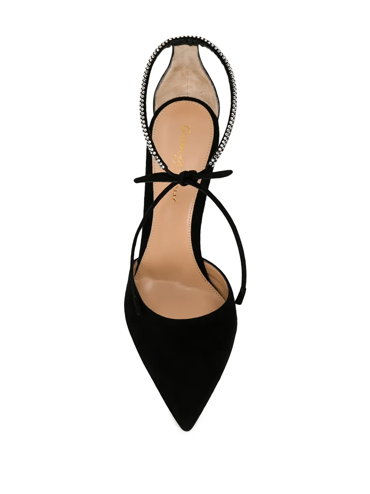 Gianvito Rossi モンテカルロ ドルセイ 105mm スエードパンプス - ブラック - 画像4