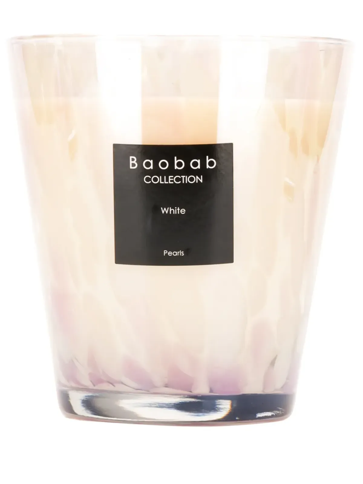 Baobab Collection Pearls香りキャンドル（ホワイト） - 画像1
