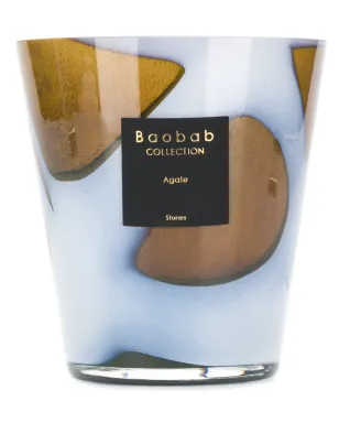 Baobab Collection Stone Agathe scented candle - White - サムネイル1