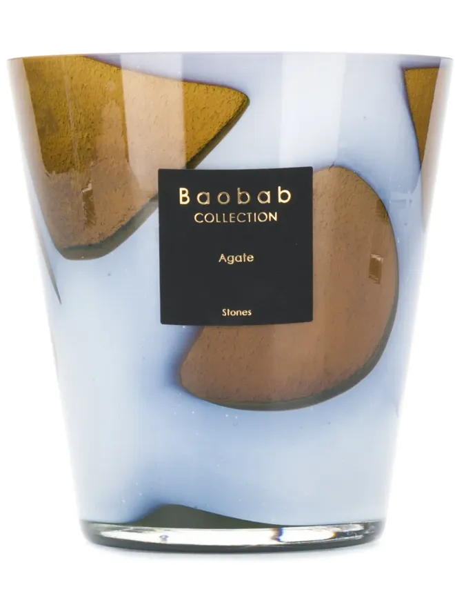 Baobab Collection Baobab Collection Stone Agathe scented candle - Whiteの商品画像