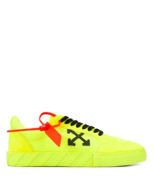 Off-White 蛍光ヴァルカナイズドスニーカー - サムネイル1