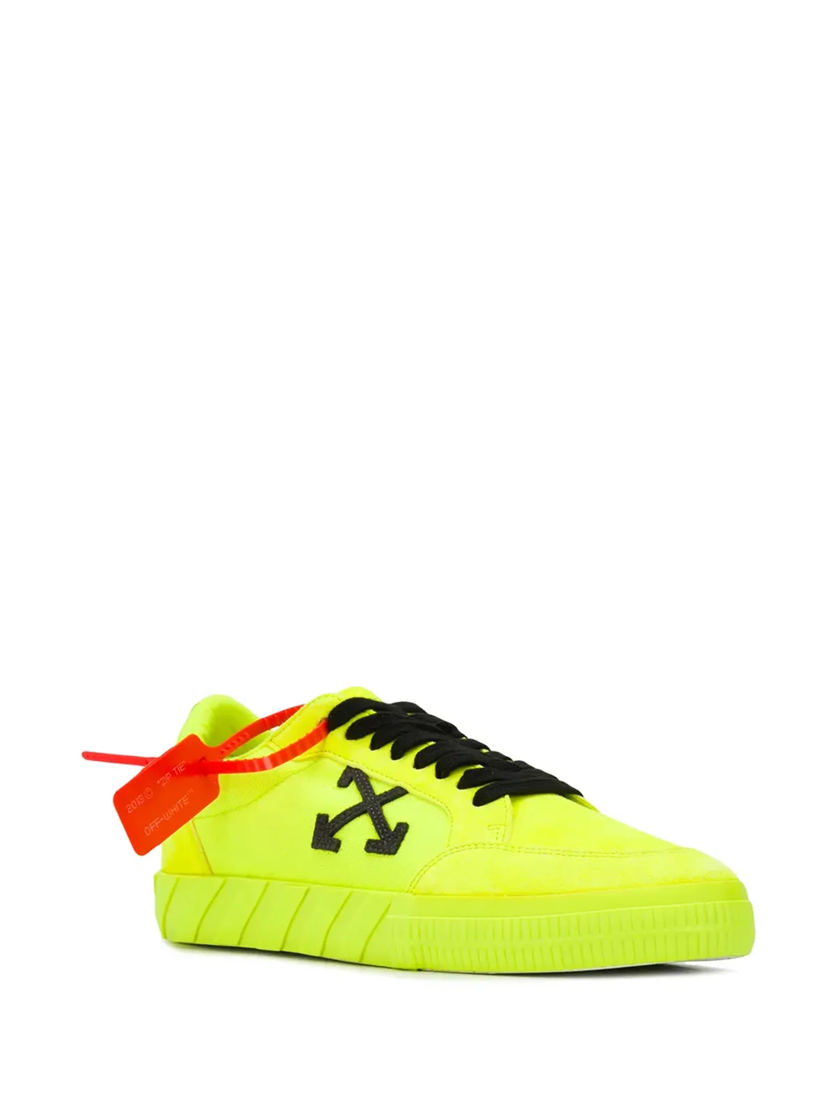 Off-White 蛍光ヴァルカナイズドスニーカー - 画像2