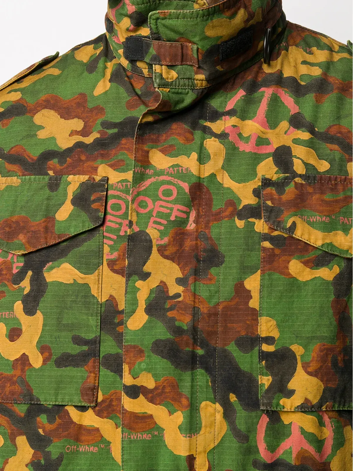 Off-White カモフラージュ パディング入り フィールドジャケット - マルチカラー - 画像5