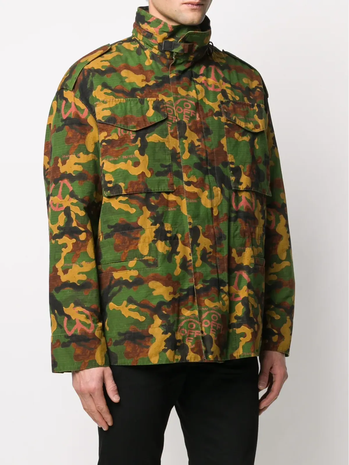 Off-White カモフラージュ パディング入り フィールドジャケット - マルチカラー - 画像3