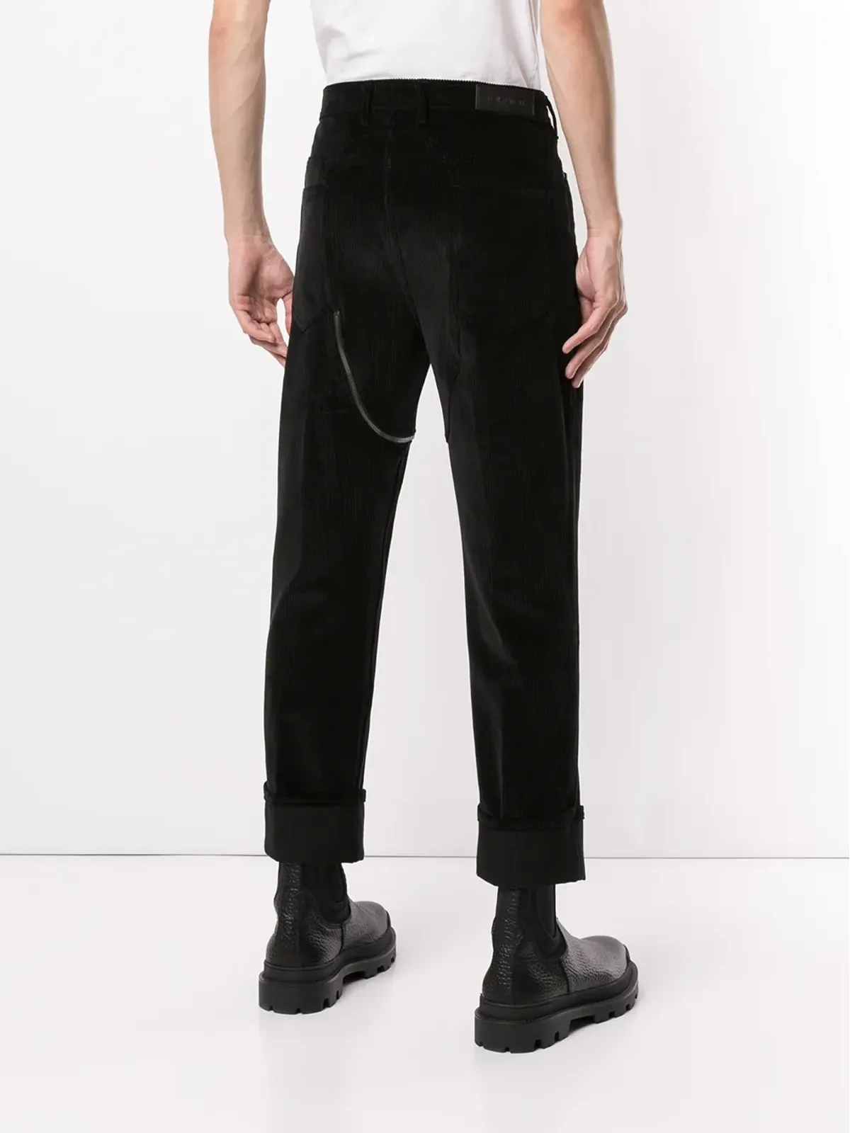 Neil Barrett コーデュロイ ジップドパンツ - 画像4