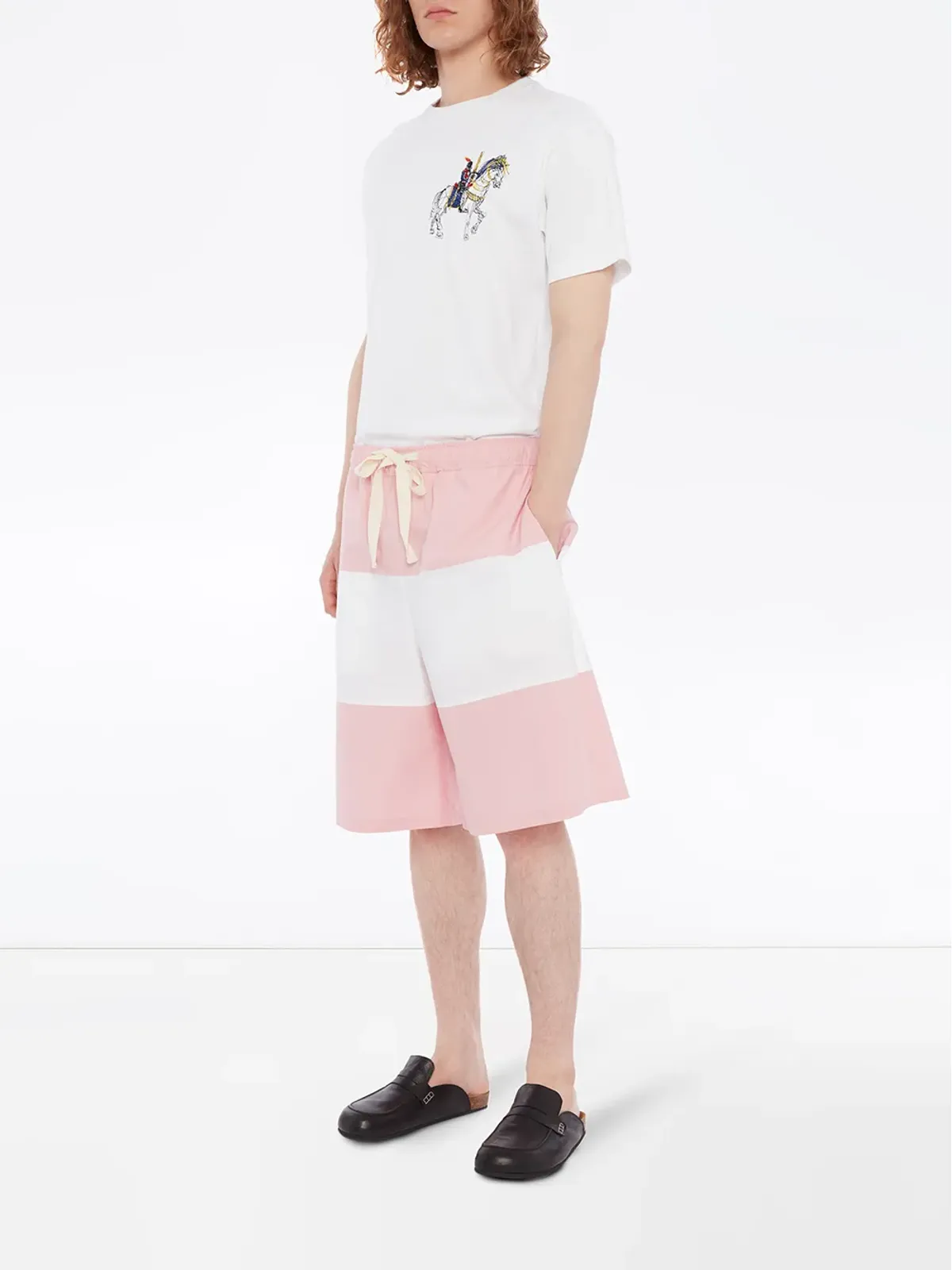 JW Anderson パネルドデッキショーツ - 画像2