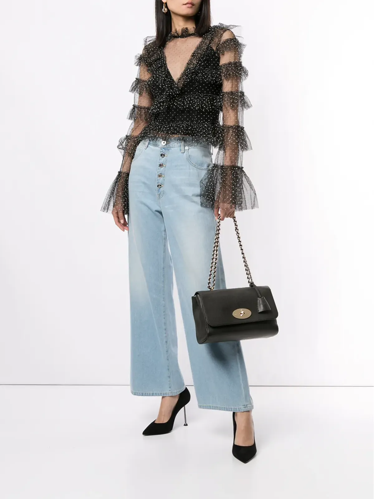 Mulberry リリーレザーショルダーバッグ - 画像2