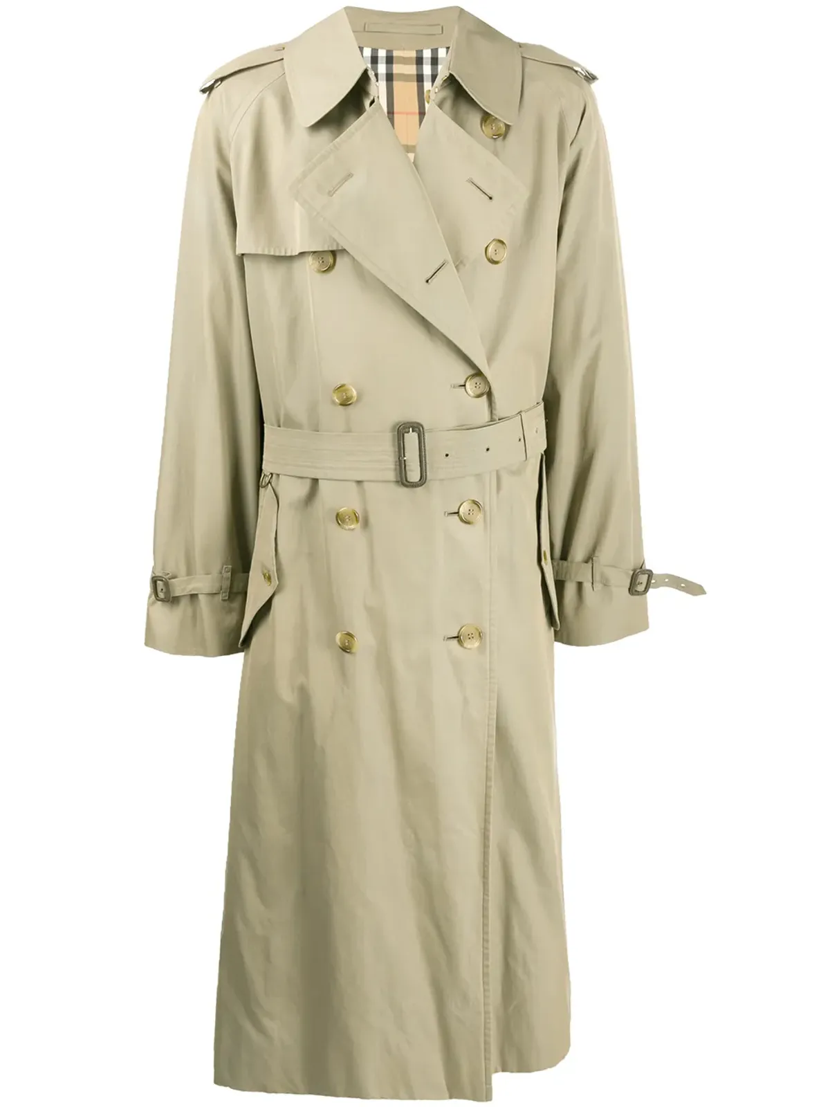 Burberry Pre-Owned 1990年代 ロング トレンチコート - 画像1