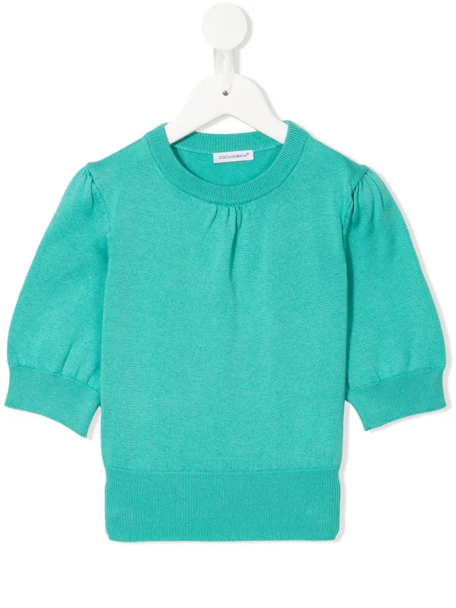 Dolce & Gabbana Kids Dolce & Gabbana Kids リブニット トリム ジャンパーの商品画像