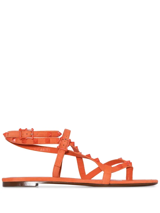 Valentino Garavani Valentino Garavani ロックスタッド フレア サンダルの商品画像