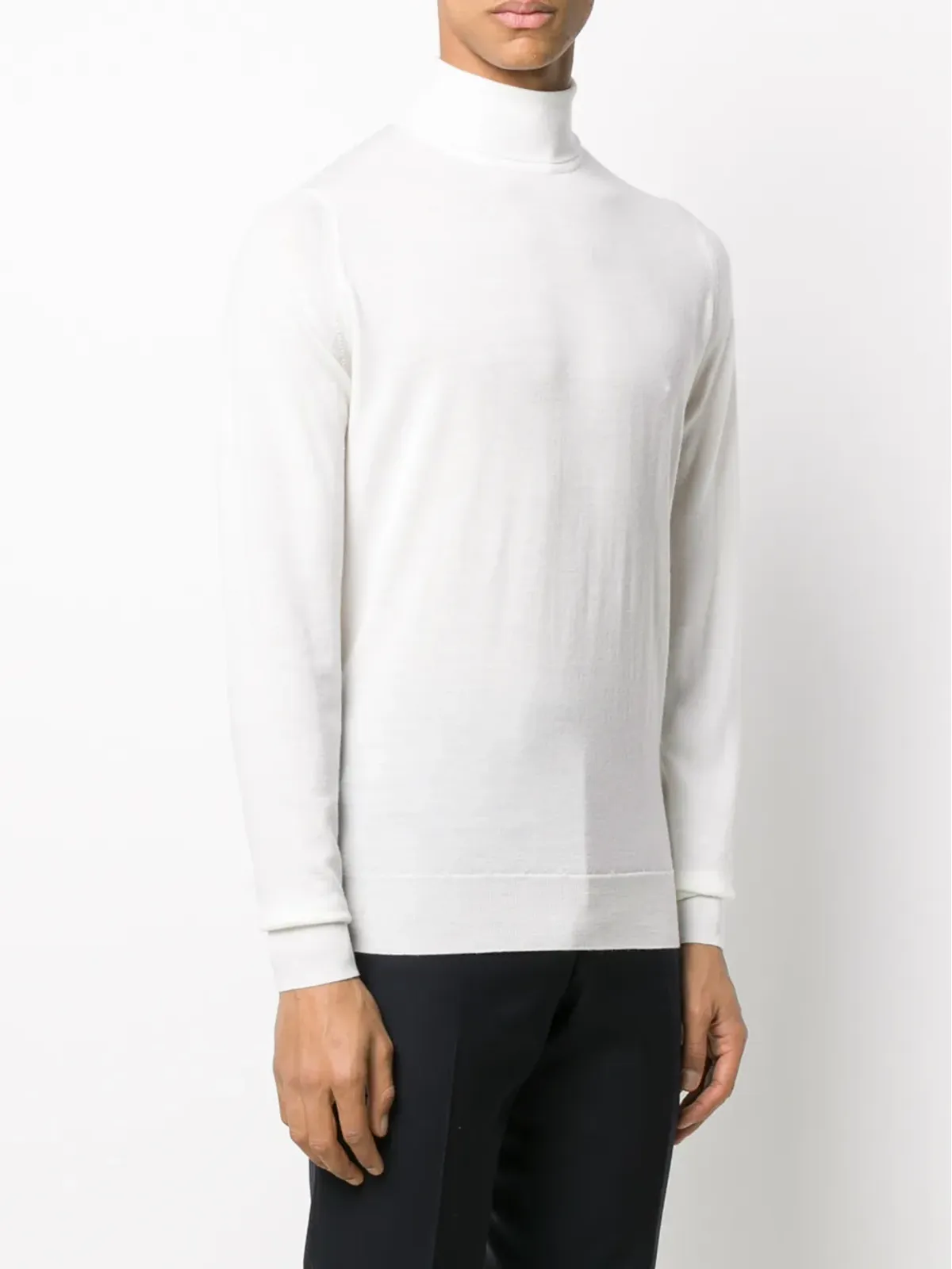 John Smedley Cherwell タートルネックトップ - 画像3