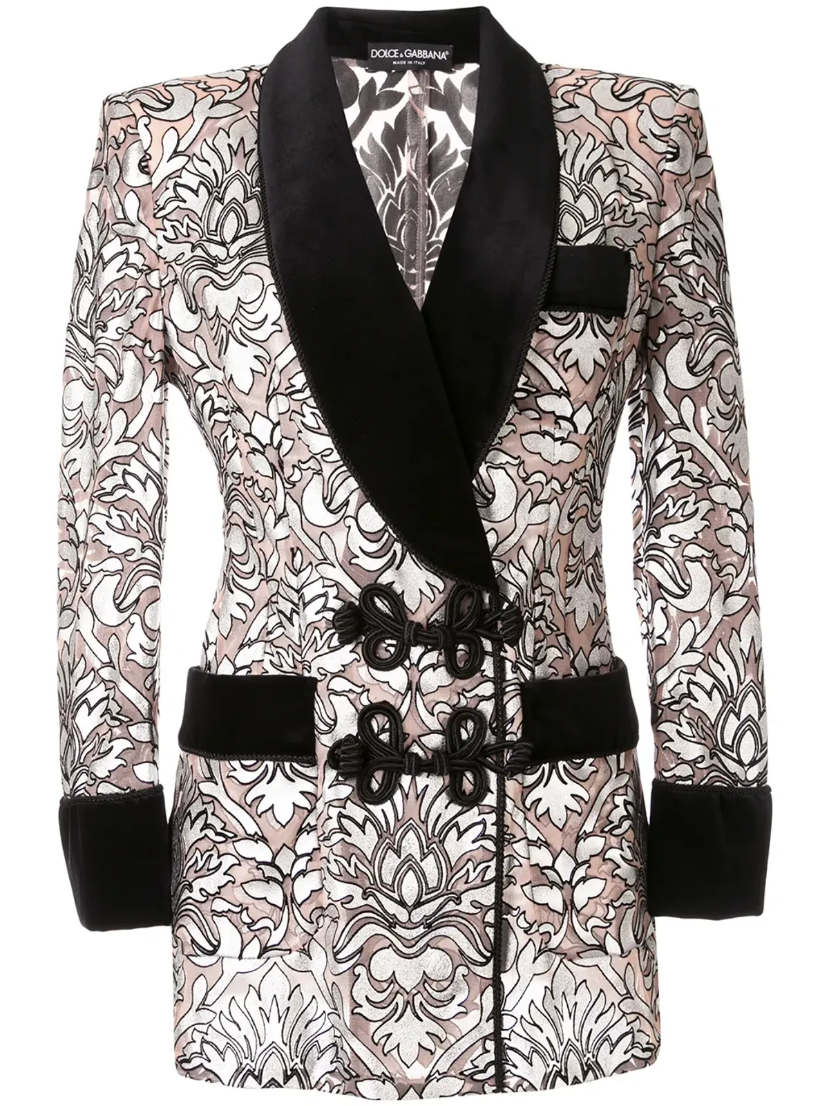 Dolce & Gabbana バロックプリントブレザー - 画像1