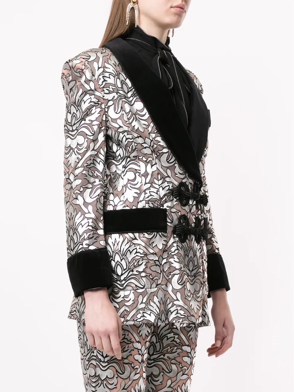 Dolce & Gabbana バロックプリントブレザー - 画像3